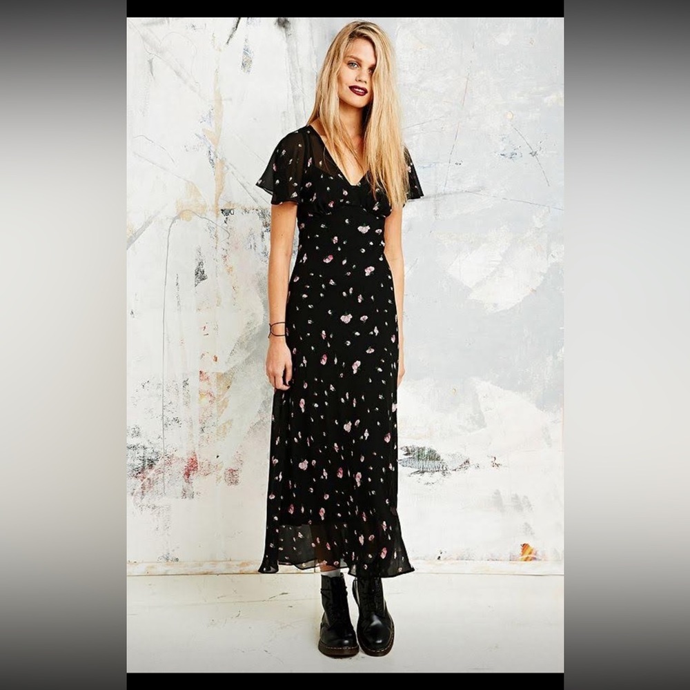 Betsey Johnson for Urban Outfitter 2014 Grunge Floral Dress size M